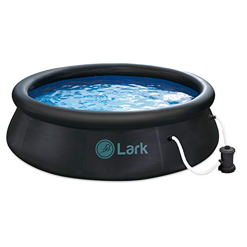 Lark 10' ft. x 30' inch Simple Set Inflatable Backyard Above Ground Swimming Pool with 330-Gallon Filtration Pump