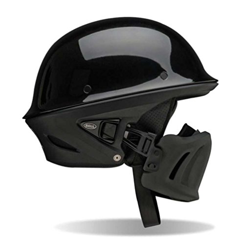 Bell Rogue Half Size Style Motorcycle Helmet (Solid Black, Medium) (Non-Current Graphic)