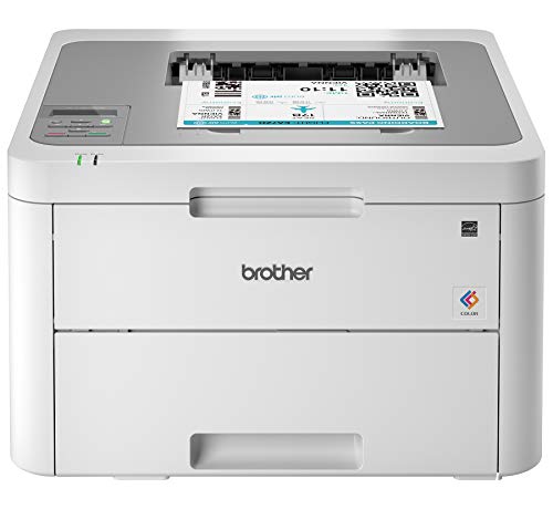 Brother HL-L3210CW Compact Digital Color Printer Providing Laser Printer Quality Results with Wireless, 16.1 x 18.1 x 9.9 inches