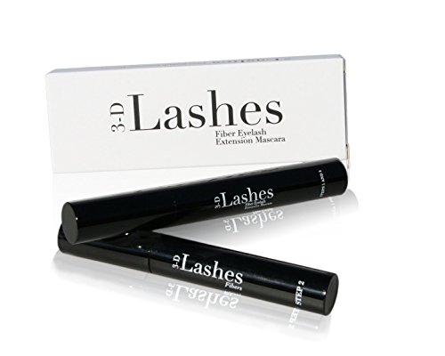 Mascara Thickening & Lengthening Gel With 3D Fiber Lash Mascara For Natural Lashes Eyelash Extensions … (Pack of 1)