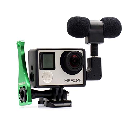 Microphone for Gopro, PANNOVO 3.5mm mini Mic microphone Adapter accessories for Gopro hero 3 3+ 4 and Digital Cameras