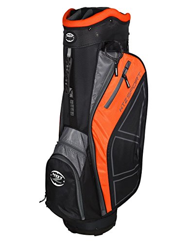 Hot-Z Golf HTZ Sport Ultra Lite 14 Way Divider Cart Bag Black/Gray/Orange
