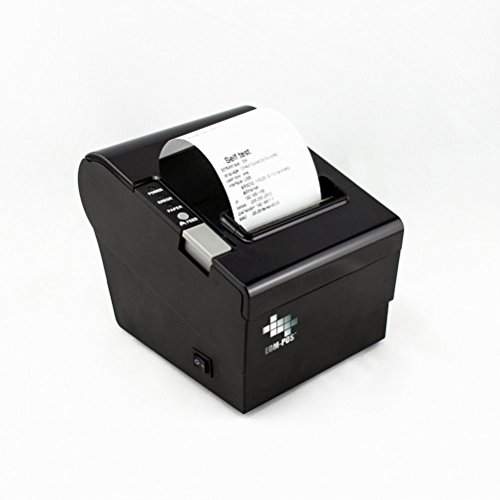EOM-POS Thermal Receipt Printer - USB, Ethernet/LAN, & Serial Ports - Auto Cutter - Beeper/Buzzer- Cash Drawer Port - Paper Width 3 1/8' (80mm) - for Windows - NOT for Square