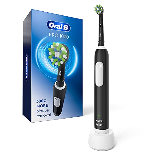 Oral-B Pro 1000 CrossAction Electric Toothbrush, Black