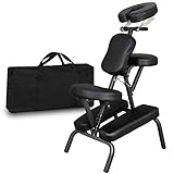 Portable Massage Chair Foldable Tattoo Therapy Chair 4 Inches Thickness Sponge Face Cradle Spa Salon Massage Chair