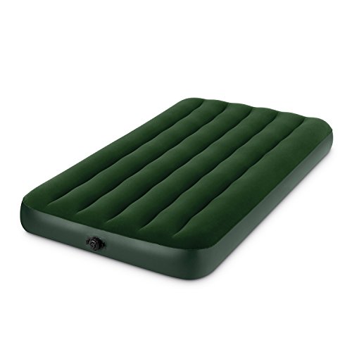 Intex Prestige Downy Airbed Kit with Hand Held Battery Pump, Twin