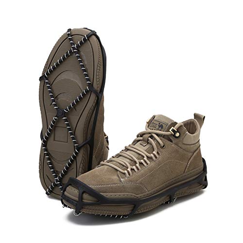 Esptula Walk Spike Winter Traction Pull-ons for Men and Women (Medium)