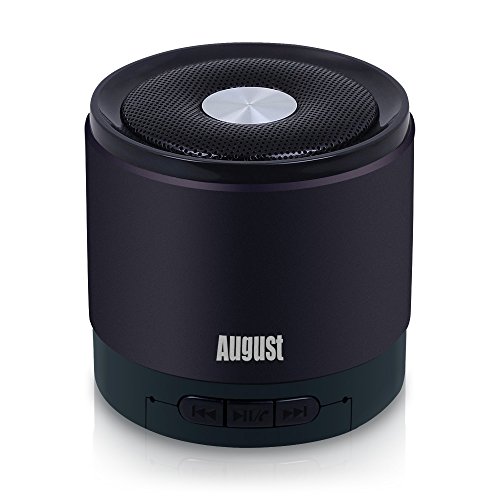 August MS425G Portable Bluetooth Wireless Speaker with Microphone Powerful Wireless Speaker and Cell Phone Hands Free Kit Compatible with iPhones, Samsung, Galaxy,Nokia, HTC, Blackberry, Google, LG, Nexus, iPad, Tablets, Mobile Phones, Smartphones, PC's, Laptops etc (Green)