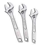 beyond by BLACK+DECKER Adjustable Wrench Set, 6-Inch, 8-Inch & 10-Inch, 3-Pack (BDHT8159092APB)