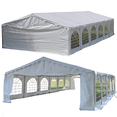DELTA Canopies Budget PVC Party Tent Canopy Shelter 40'x20' - White