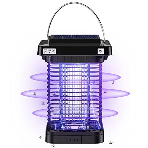 Bug Zapper for Outdoor and Indoor, Mosquito Zapper with High Powered 4200V Electric, Fly Traps Waterproof Fly Zapper Mosquito Killer for Home Backyard Patio Garden Camp
