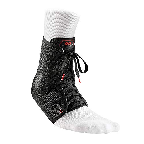 McDavid Ankle Brace with Lace-Up & Stays, Maximum Support, Comfortable Compression & Breathable Design