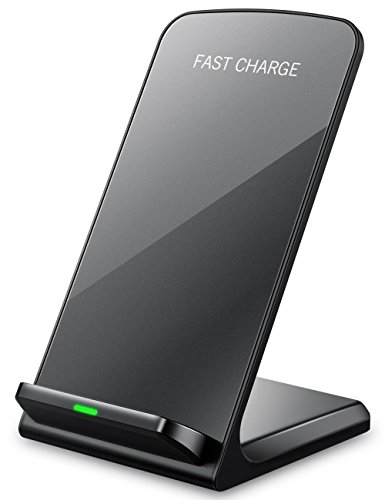 Fast Wireless Charger Stand for Samsung Galaxy S22 Ultra/S21/Note 20/S20/S10+/S10e/S9/ S8+/ S7 Edge Note 9/8 Qi Charging Dock for iPhone 14 Plus/SE/11/12 Mini/ 13 Pro Max/XS Max/XR
