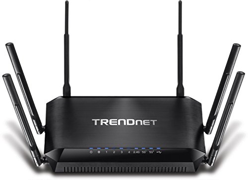 TRENDnet AC3200 Gigabit Tri-Band Wi-Fi Router, DD-WRT Compatible, Tri-Band, Smart Connect, 1GHz dual core processor, VPN, TEW-828DRU