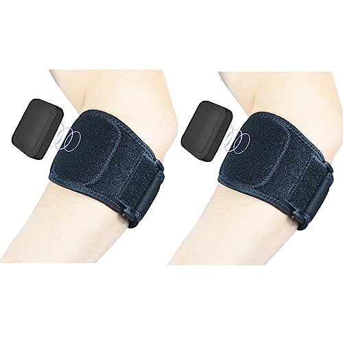 MOONSMILE Tennis Elbow Braces (1 Pair) for Tendonitis and Tennis Elbow,Golfers Elbow Forearm Brace Straps for Men and Women,Neoprene Wraps Tennis Elbow Support Band Relief