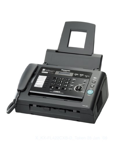 Panasonic Advanced Fax Communications with Laser Print Quality (KX-FL421),Black