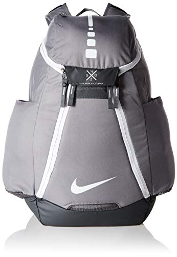 Nike Hoops Elite Max Air Team 2.0 Basketball Backpack (Charcoal/Dark Grey/White, One_Size)