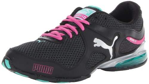 PUMA Women's Cell Riaze Cross-Training Shoe,Black/Beetroot Purple/Electric Green,8.5 B US