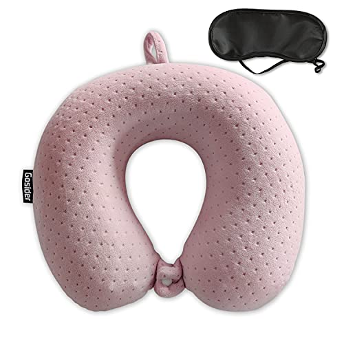 Memory Foam Travel Pillow, Comfortable Travel Neck Pillow U Shape, Support Neck And Head To Relieve Fatigue, Portable Neck Pillow Suitable For Planes, Trains, Self-Driving Cars, Machine Washable