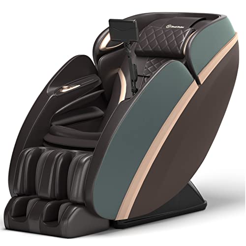 Real Relax 4D Massage Chair, SL Track Full Body Zero Gravity Shiatsu Massage Recliner with AI Care Voice Control Heating PS6500