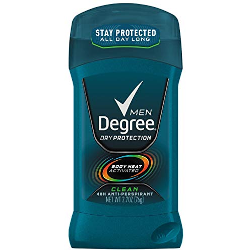 Degree Men Antiperspirant Deodorant, Clean, 2.7 oz 6 pack