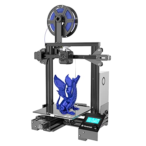 Voxelab Aquila C2 FDM 3D Printer, Stable Independent Power Supply, Removable Glass Heated Bed, Resume Printing, Auto Filament Feeding, DIY 3D Machine Kit 220x220x250mm