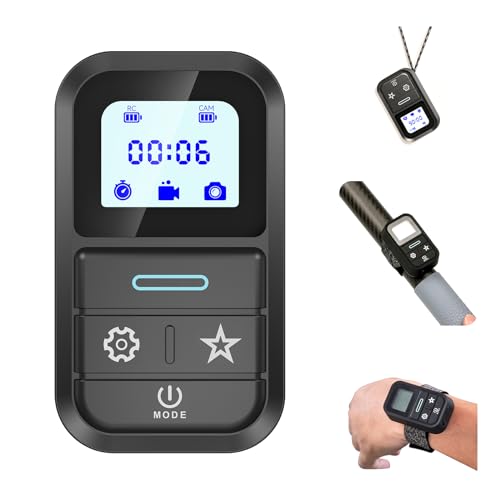 Remote for GoPro | A10 Smart Wireless Bluetooth Control with Hand Strap for Go Pro Hero 12 11 10 9 8 Black Max 11 Mini Controller Accessories