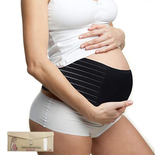 SIYWINA Maternity Belt Pregnancy Support Belt Bump Band Abdominal Support Belt Belly Back Bump Brace Strap