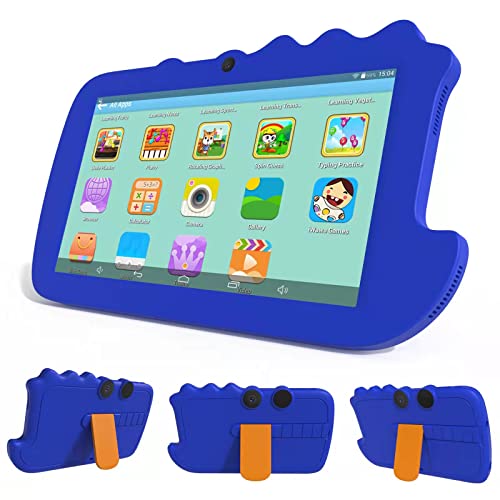 Kids Tablet, Toddler Tablet, 7' Tableta for Boys Girls, 32GB Android 11 Tablet, WiFi Dual Camera Safety Eye Protection Screen, Parental Control APP, Latest Model Kid Tablets (2022 Release Blue).