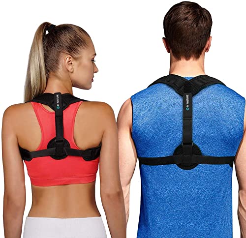 Posture Corrector for Women & Men - Chest Brace, Upper Back Brace for Clavicle Support, Providing Pain Relief from Neck, Back & Shoulder