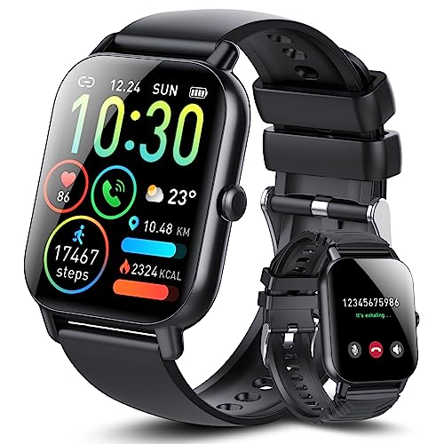 Ddidbi Smart Watch for Men Women(Answer/Make Calls), 1.85' HD Touch Screen Fitness Watch with Sleep Heart Rate Monitor, 112 Sports Modes, IP68 Waterproof Activity Trackers Compatible with Android iOS