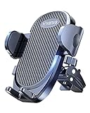 vanva [ Military-Grade Protection ] Universal Air Vent Car Mount, [ Big Phones & Thick Case Friendly ] Cell Phone Holder for Car Hands Free Clamp Cradle Vehicle Compatible with All Apple iPhone