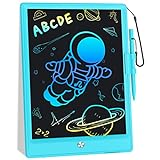 LCD Writing Tablet,10 Inch Doodle Board Kids Tablets Drawing Tablet Electronic Digital Drawing Board for Adults and Kids Ages 3+ (Blue