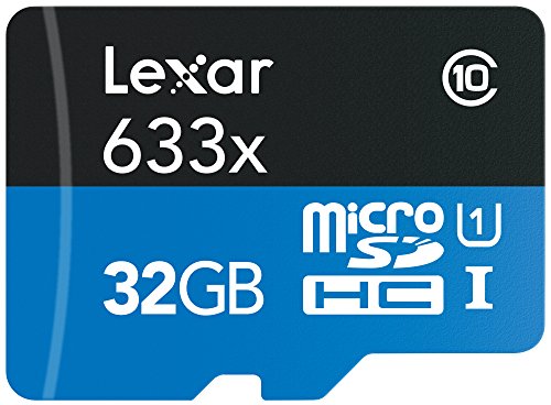 Lexar High-Performance microSDHC 633x 32GB UHS-I/U1 w/USB 3.0 Reader Flash Memory Card - LSDMI32GBB1NL633R