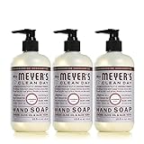 Mrs. Meyer's Hand Soap, Made with Essential Oils, Biodegradable Formula, Lavender, 12.5 fl. oz - Pack of 3