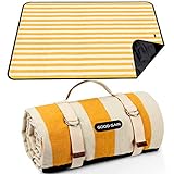 Outdoor Picnic Blankets Waterproof Foldable Large, Sandproof Padding Portable for Family, Friends, Kids, Picnic Mat Machine Washable for Outdoor Camping Party, Wet Grass, Beach Park Hiking, Playground