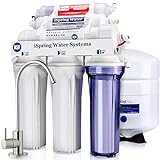 iSpring RCC7AK, NSF Certified 75 GPD, 6-Stage Reverse Osmosis System, pH+ Alkaline Remineralization RO Water Filter System Under Sink, Superb Taste Drinking Water Filter
