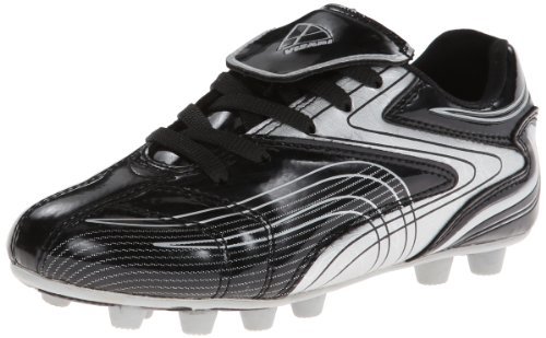 Vizari Striker FG Soccer Shoe (Toddler/Little Kid/Big Kid) Black/Silver