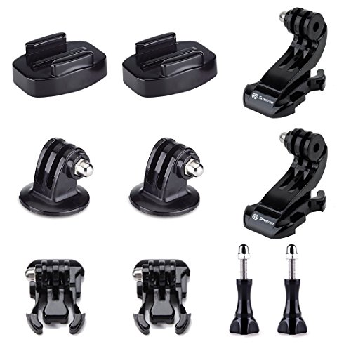 Smatree 10 in 1 Tripod Mount Accessories for GoPro Session, Hero5, 4, 3+, 3, 2,1