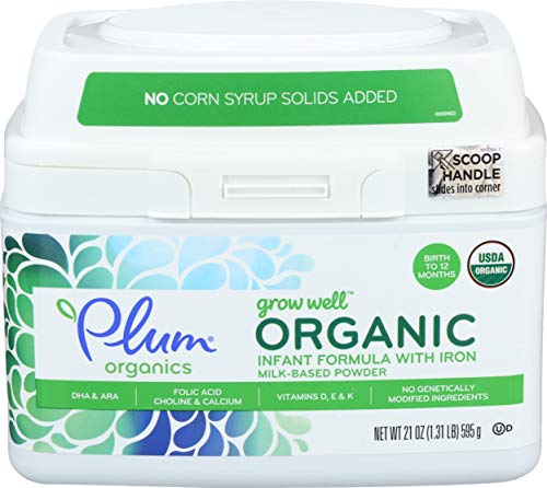 Plum Organics, Organic Infant Formula with Iron, 21 Ounce (Packaging May Vary)