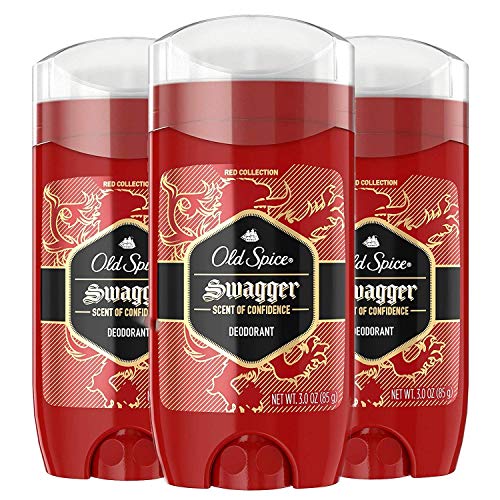 Old Spice Aluminum Free Deodorant for Men, Red Zone Collection, Swagger Scent, 3 Oz (Pack of 3)