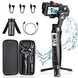 Hohem iSteady Pro4 Action Camera 3-Axis Gimbal Stabilizer for GoPro 10/9/8/7/6/5, for Osmo Action and Other Action Cameras Support WiFi & Cable Control Inception Mode Sports Mode