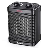 Portable Electric Space Heater for indoor use,1500W Ceramic Portable Heater with 4 Modes, Safety & Fast - Quiet Heat, Small Mini Electric Heater for Indoor Office Room Desktop Home Use