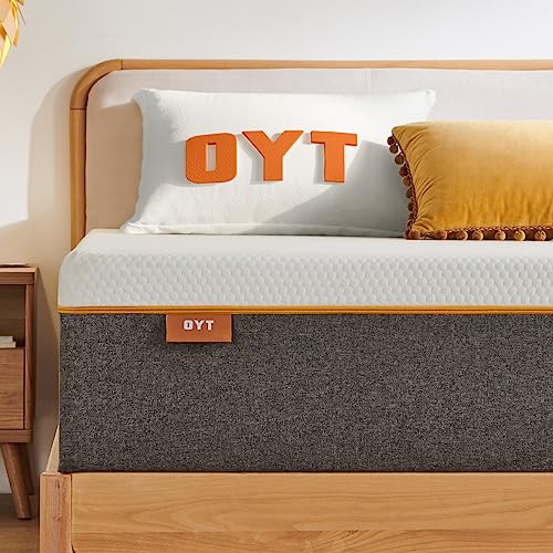 OYT Queen Size Mattress, 10' Inch Gel Memory Foam Queen Bed Mattress in a Box with CertiPUR US Certified Foam for Sleep Supportive, Pressure Relief