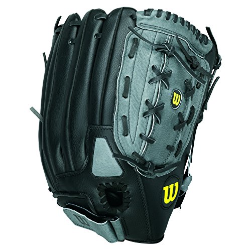 WILSON A360 Baseball Glove, Grey/Black/White, Right Hand Throw, 11-Inch