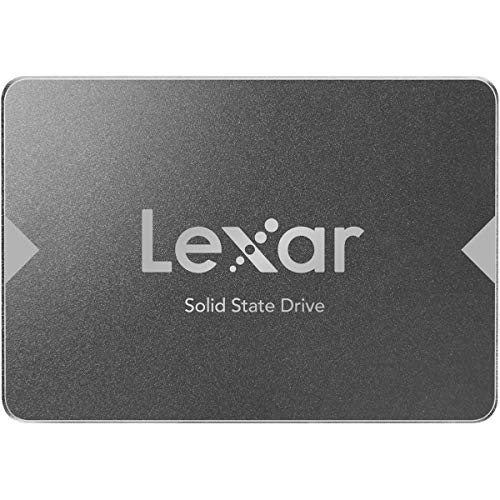 Lexar 512GB NS100 SSD 2.5” SATA III Internal Solid State Drive, Up to 550MB/s Read, Gray (LNS100-512RBNA)