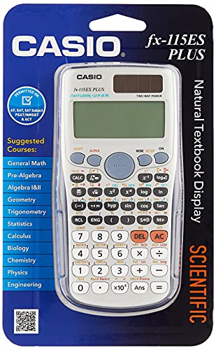 FX-115ESPLUS Casio FX115ESPLUS Scientific Calculator Black 1-Pack 1