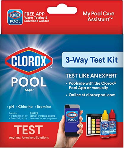 Clorox Pool&Spa 70000CLX 3-Way Test Kit, Blue