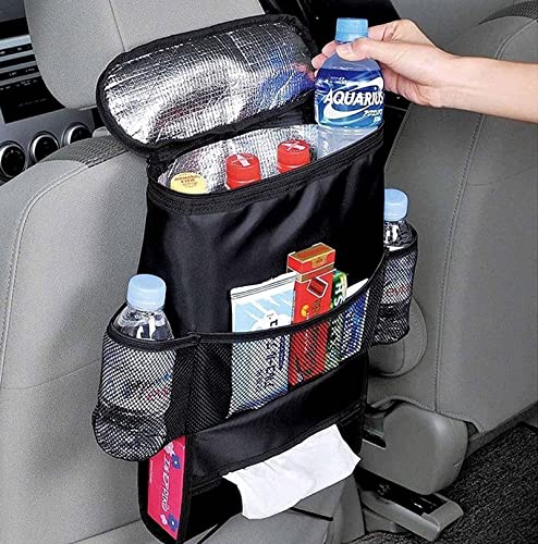 AUTOARK Standard Car Seat Back Organizer,Multi-Pocket Travel Storage Bag(Heat-Preservation),AK-002