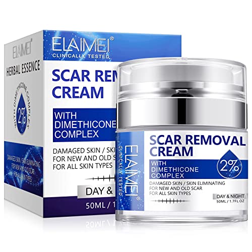 Scar Cream, Scar Removal Cream - Advanced Scar Treatment Gel for Surgical Scars, Acne Scars, C-Section, Burns, Stretch Marks -Effective for Old and New Scars